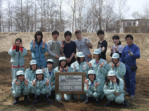 みんなで種まき